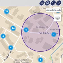 Projets de vente géolocalisés