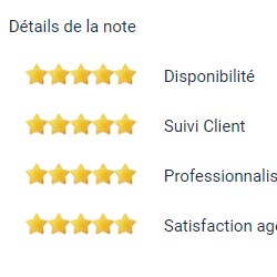 Avis clients intégrés